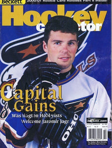 Jaromir Jagr Signed 2001 Beckett Hockey Full Magazine Capitals Penguins Devils