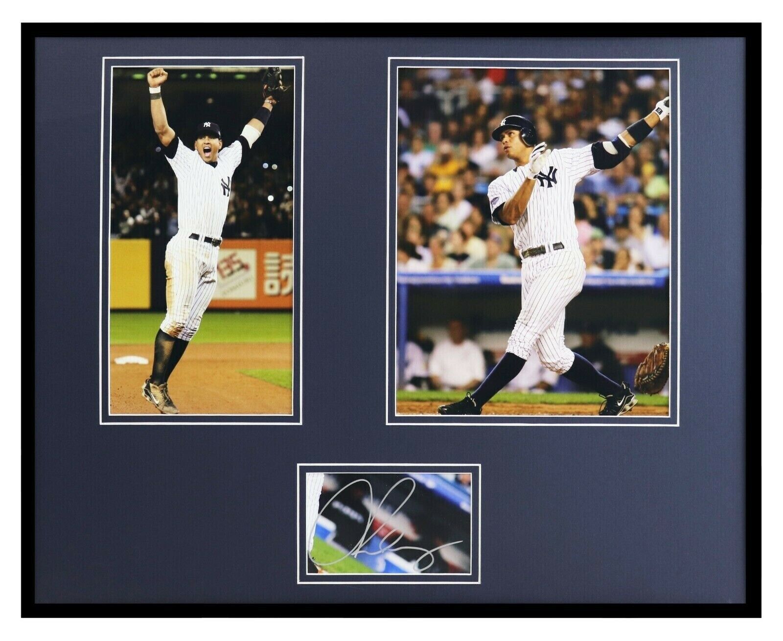 Alex Rodriguez Signed Framed 16x20 Photo Set New York Yankees