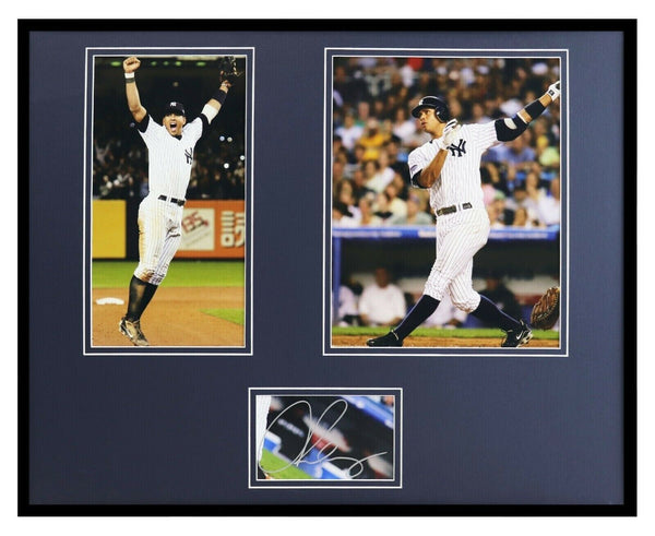 Alex Rodriguez Signed Framed 16x20 Photo Set New York Yankees