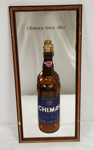 2003 Chimay Peres Trappistes Grande Reserve Beer 3D Mirror Bottle Sign 9x19