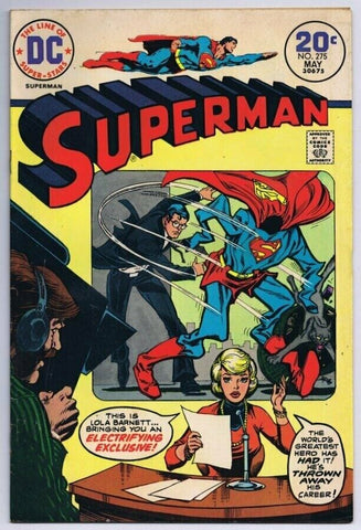 Superman #275 ORIGINAL Vintage 1974 DC Comics 