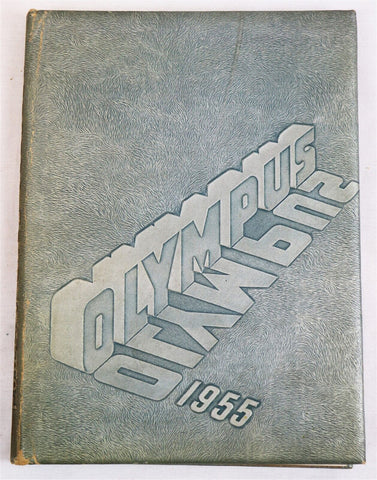 VINTAGE 1955 Waynesburg PA High School HS Oracle Yearbook