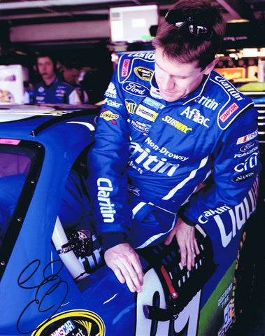 Carl Edwards Signed 8x10 Photo Leaving Car