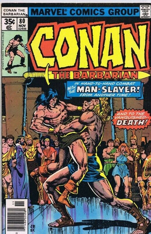 Conan the Barbarian #80 ORIGINAL Vintage 1977 Marvel Comics 