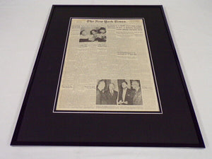 New York Times Oct 6 1953 Framed 16x20 Front Page Poster Yankees Win Series