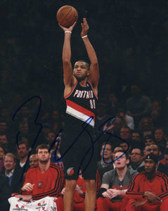 Nicolas Batum Signed 8x10 Photo Blazers