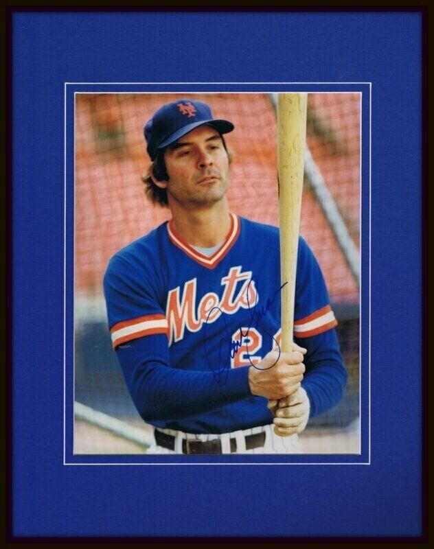 Dave Kingman Signed Framed 11x14 Photo Display JSA Mets