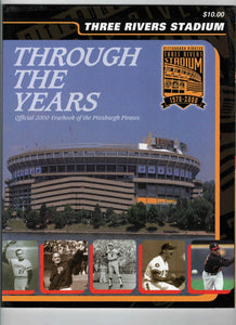 VINTAGE 2000 Pittsburgh Pirates Yearbook Last Three Rivers Stadium Season