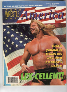 Oct 1993 Wrestle America Magazine Lex Luger