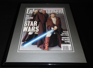 Star Wars Samuel L Jackson Framed ORIGINAL 2002 Entertainment Weekly Cover 