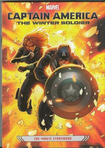 Captain America Winter Soldier Storybook ORIGINAL Vintage 2014 Marvel Comics  