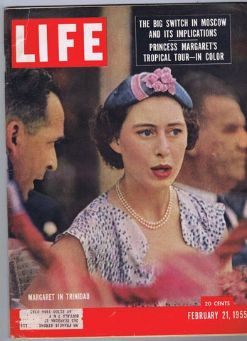 ORIGINAL Vintage February 21 1955 Life Magazine Margaret in Trinidad