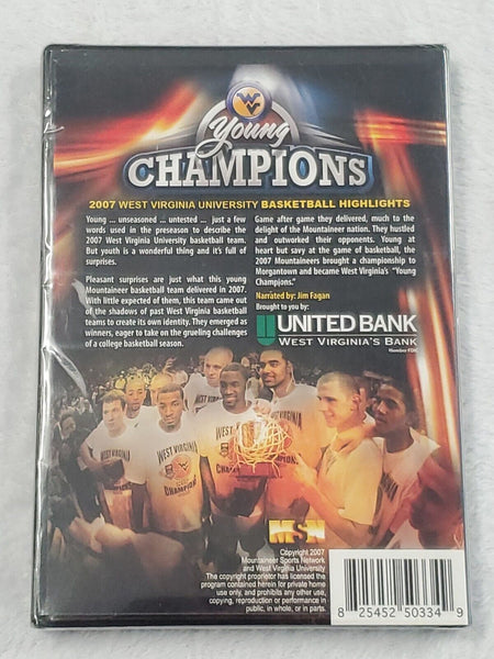 SEALED 2007 West Virginia Mountaineers Basketball DVD Young Champions