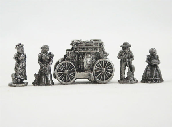 VINTAGE 1994 Liberty Falls Pewter Collection Set of 10 Figurines AH47 + AH48