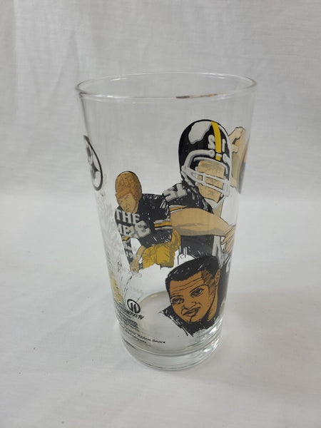 VINTAGE 1990 McDonald's Terry Bradshaw JH Johnson Bill Dudley Glass Steelers