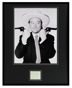 Richard Red Skelton Signed Framed 16x20 Photo Display 