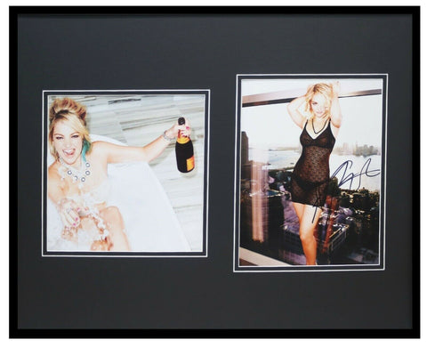 Abby Elliott Signed Framed 16x20 Lingerie Photo Set AW Saturday Night Live