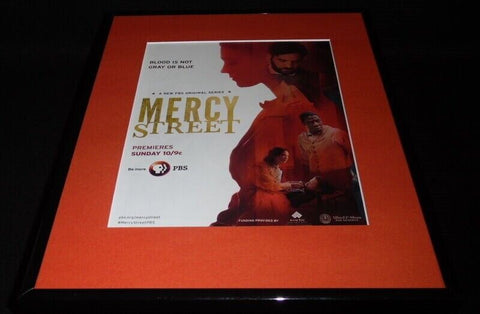 Mercy Street 2016 PBS Framed 11x14 ORIGINAL Advertisement Tara Summers