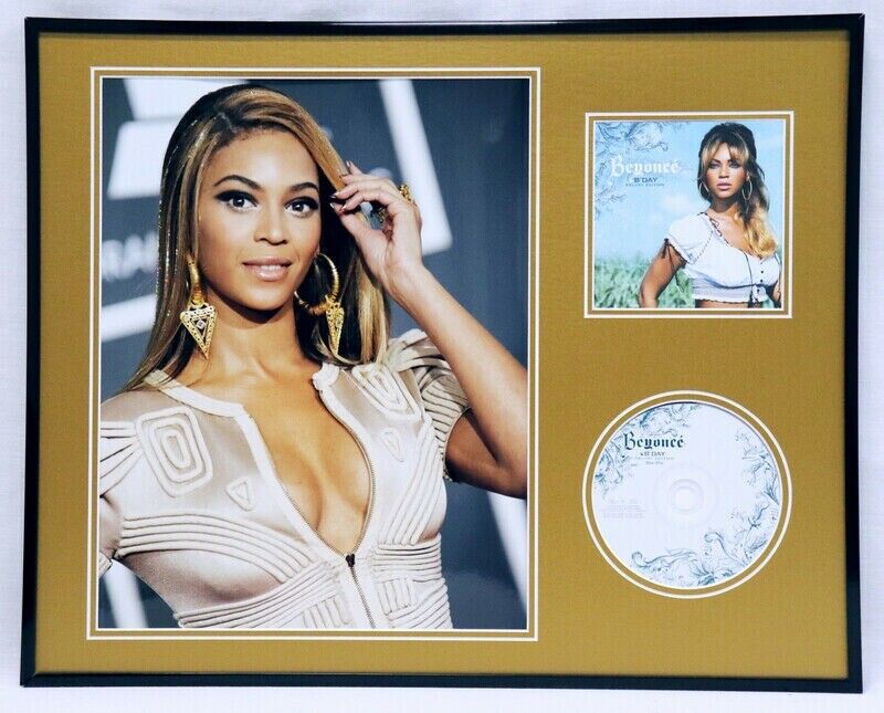 Beyonce Framed 16x20 B Day CD & Photo Set