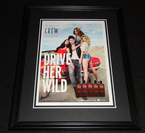 2013 American Crew Framed 11x14 ORIGINAL Advertisement