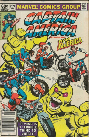 Captain America #269 ORIGINAL Vintage 1982 Marvel Comics Team America