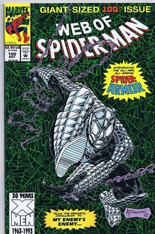 Web of Spiderman #100 ORIGINAL Vintage 1993 Marvel Comics  