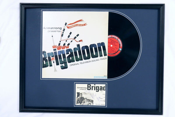 Peter Falk Signed Framed 18x24 Brigadoon 1966 Record Album Display