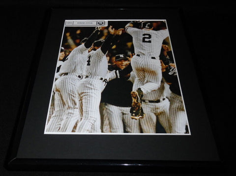 Derek Jeter Walk Off Yankees Framed 11x14 Photo Display 