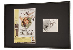 Rod Taylor Signed Framed 12x18 The Birds Poster Display JSA