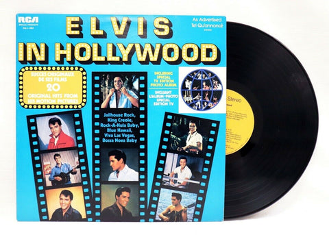 VINTAGE 1977 Elvis Presley in Hollywood LP Record Album KSL1-7053