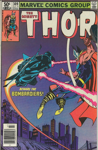 Thor #309 ORIGINAL Vintage 1981 Marvel Comics  