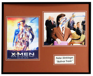 Peter Dinklage Signed Framed 16x20 Photo Set X Men Bolivar Trask