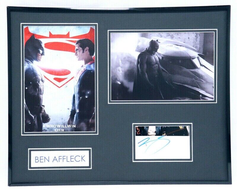 Ben Affleck Signed Framed 16x20 Photo Set Batman v Superman Bruce Wayne