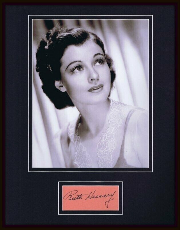 Ruth Hussey Signed Framed 11x14 Photo Display JSA