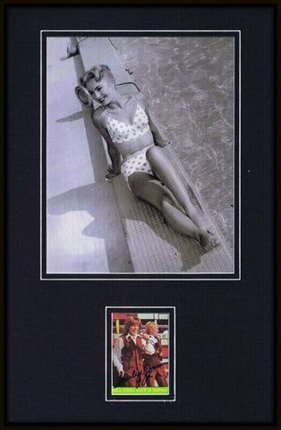 Shirley Jones Signed Framed Photo & 1971 Topps Card Display Partridge Family