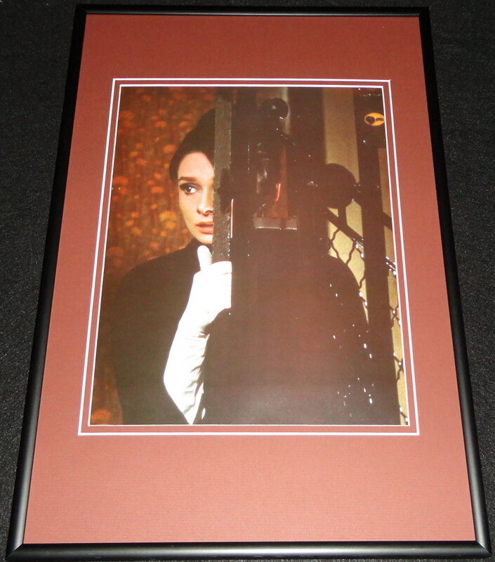 Charade Audrey Hepburn Framed 12x18 Photo Display