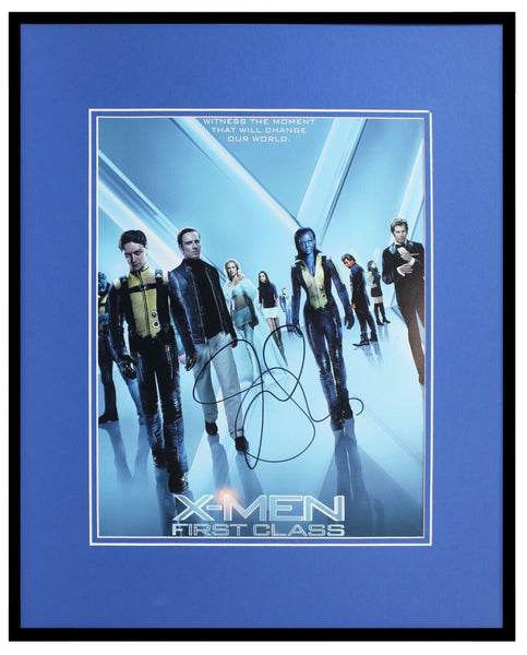 Jennifer Lawrence Signed Framed 16x20 X Men First Class Poster Display AW