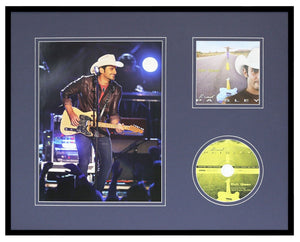 Brad Paisley Framed 16x20 5th Gear CD & Concert Photo Display 