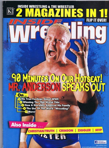 ORIGINAL Vintage 2011 Inside Wrestling The Wrestler Magazine #42 Mr Anderson