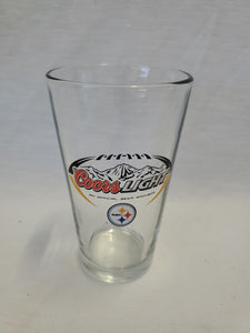 Coors Light Beer Pittsburgh Steelers Pint Glass