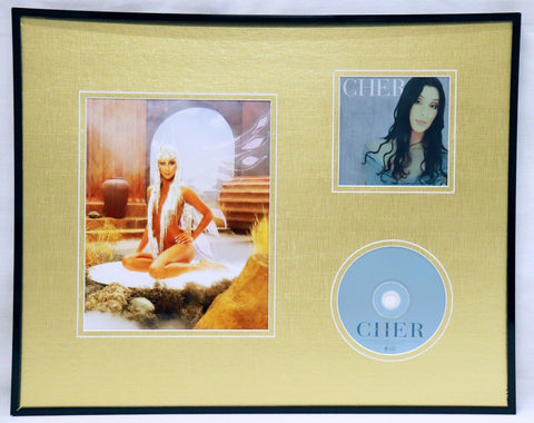 Cher Framed 16x20 Believe CD & Photo Display