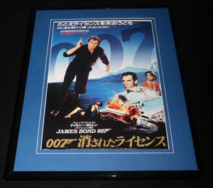 License to Kill Japanese Framed 11x14 Repro Movie Poster Display James Bond