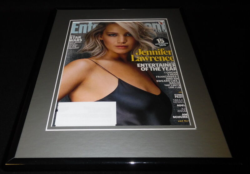 Jennifer Lawrence Framed 11x14 ORIGINAL 2015 Entertainment Weekly Cover 