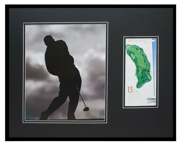 Jim Furyk Signed Framed 16x20 Photo Display