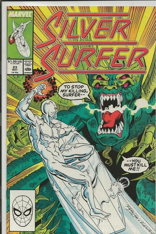 Silver Surfer #23 ORIGINAL Vintage 1989 Marvel Comics