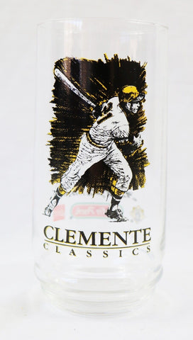 VINTAGE 1994 Eat'n Park Roberto Clemente Commemorative Glass 4x Batting Champ