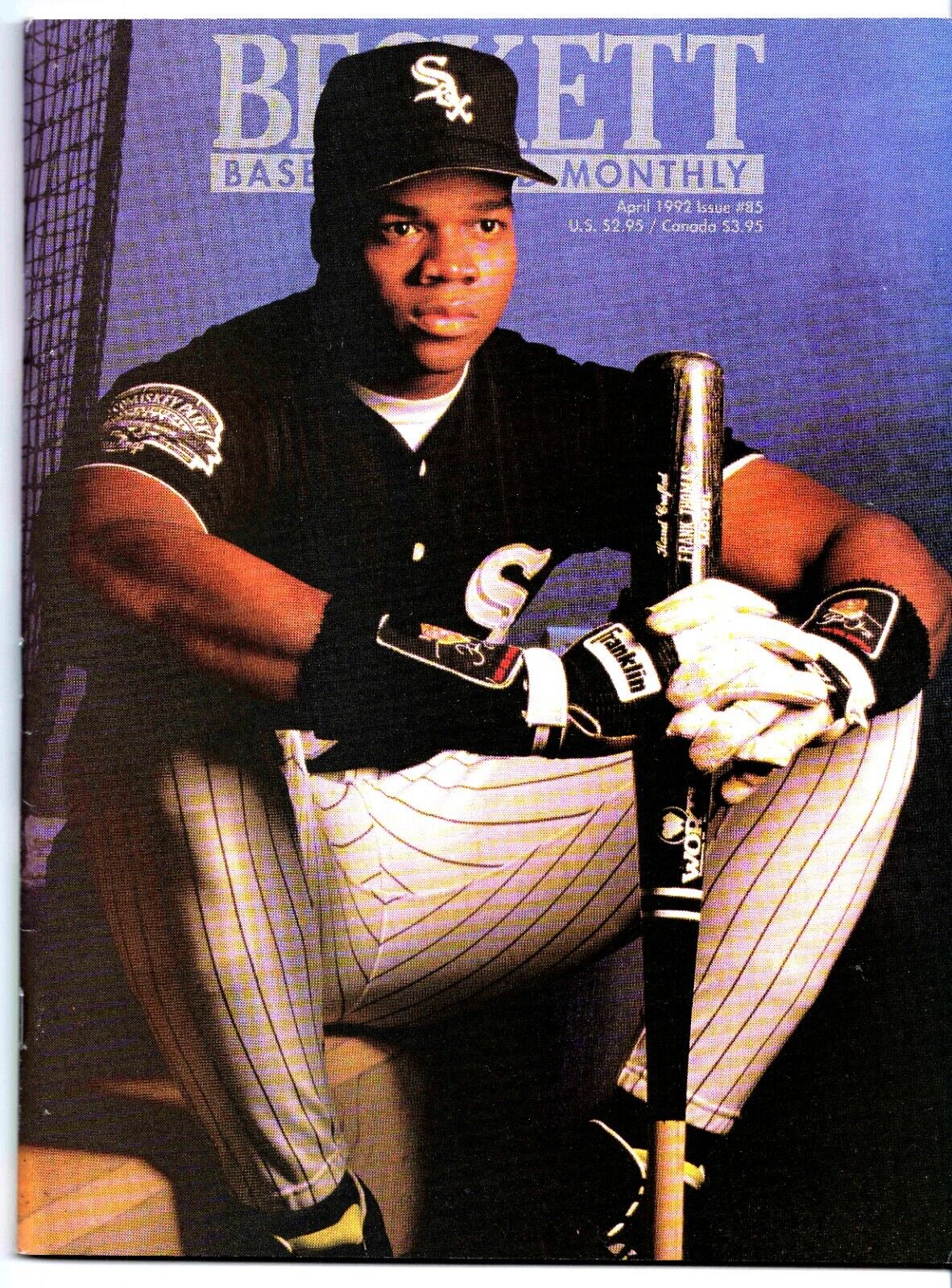 Beckett Baseball Card Magazine #85 VINTAGE 1992 Frank Thomas