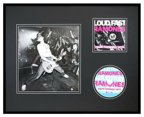 Ramones Framed 16x20 Loud Fast Ramones CD & Photo Display