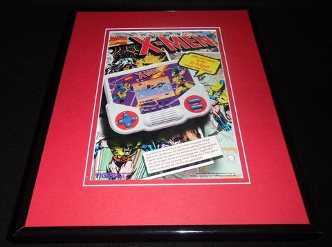 X Men 1993 Tiger Handheld Game 11x14 Framed ORIGINAL Vintage Advertisement