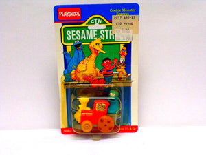 VINTAGE SEALED 1987 Playskool Sesame Street Cookie Monster Express